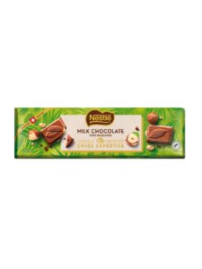 NESTLE milk chocolate bar with hazelnuts