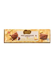 NESTLE milk chocolate bar with biscuit pieces