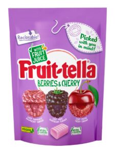 Fruittella Chewy sweets with berry and cherry flavours