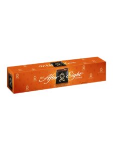 After Eight dark chocolate with orange cream filling without mint in a box
