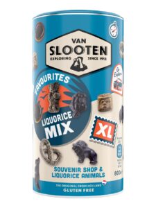 Van Slooten licorice mix in a tube