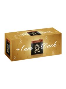 After Eight milk chocolate with caramel filling without mint in a box
