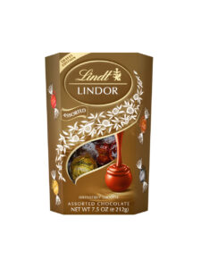 Lindt Lindor assorted filled chocolate balls in a box