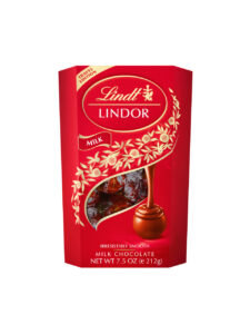 Lindt Lindor filled milk chocolate balls in a box