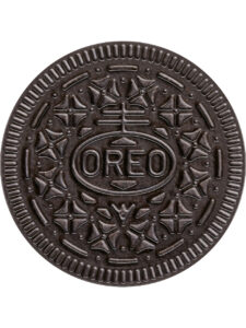 OREO cookies in a tin