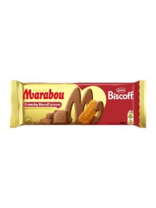 Marabou milk chocolate bar with caramelized cookie pieces