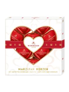 Niederegger heart-shaped marzipan in a box