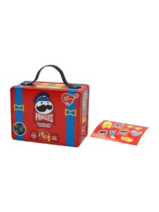 Pringles Suitcase with two 70g cans of Pringles Original and a set of travel stickers