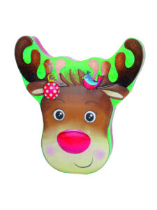 Windel chocolate pieces with milk cream and praline cream filling in a Christmas reindeer tin
