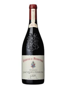 Famille Perrin, Château de Beaucastel, Hommage à Jacques Perrin, Châteauneuf-du-Pape, AOC, dry, red (wooden case)