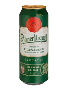Pilsner Urquel in cans