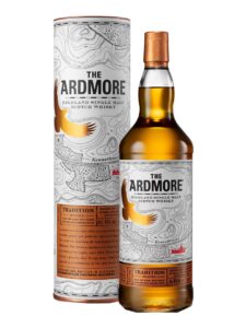 The Ardmore Traditional Peated, Highland Single Malt Scotch Whisky, Tube