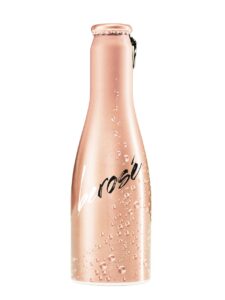 beRosé, sparkling Frizante Secco Rosé, in alumium bottle