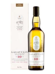 Lagavulin 10 J., Island Single Malt Whisky, giftbox