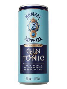 Bombay Sapphire & Tonic 6.5% 0.25L