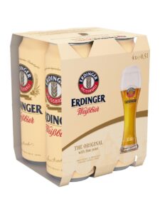 Erdinger Weißbier with fine yeast
