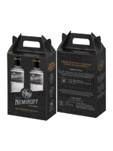 Nemiroff De Luxe Vodka Twinpack; Nemiroff De Luxe Vodka 40% 1L* (GH 1366174)