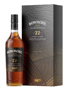 Bowmore 22y Islay Single Malt Scotch Whisky, gift pack