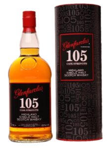 Glenfarclas 105 Cask Strength Highland Single Malt Scotch Whisky, gift pack