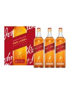 Johnnie Walker Red Label, Triple Pack; Joh.Walk Red Label 40% 1L (GH 12520)