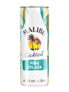 Malibu Pina Colada Ready To Drink 5% 0.25L can