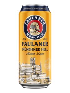 Paulaner Münchner hell in cans