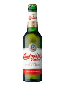 Budweiser Budvar in bottles
