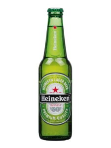 Heineken beer in bottles