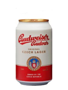 Budweiser beer in cans